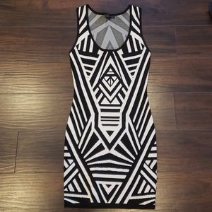 Black and Cream Dress